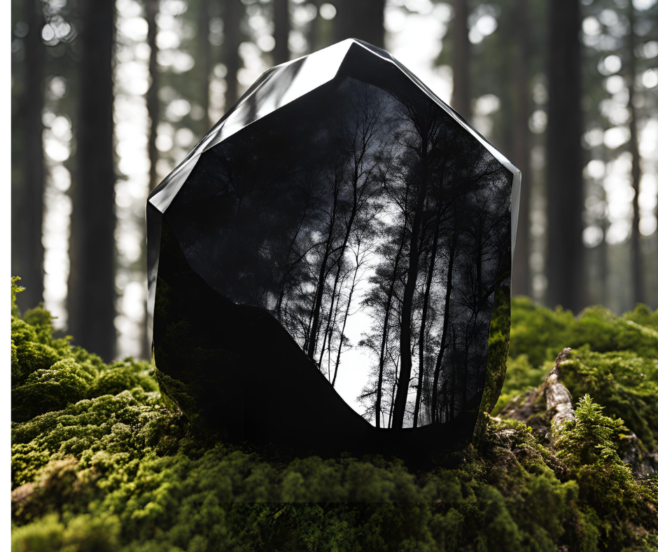 Healing properties of Black Obsidian, including protection, grounding, and intuitive insight, ideal for crystal enthusiasts and meditation.
