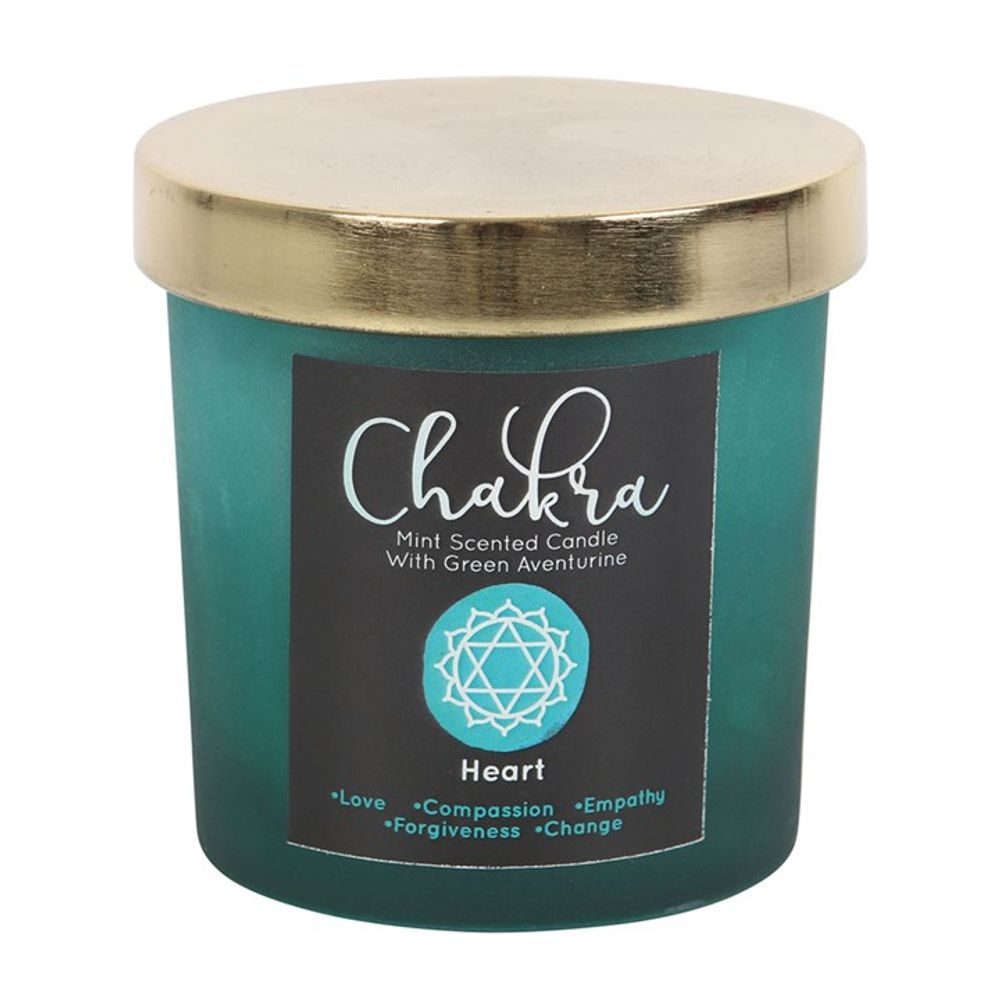 Heart Chakra Mint Crystal Chip Candle, a soothing soy wax candle infused with refreshing mint fragrance and natural crystal chips. Designed to align with the heart chakra, this candle promotes love, compassion, and emotional healing. Perfect for meditation, energy work, and creating a calming, heart-opening atmosphere in your space.