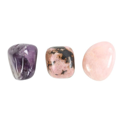 Love &amp; Self-Love Healing Crystal Set - a curated collection of crystals, including rose quartz, designed to promote self-love, emotional healing, and positive energy,