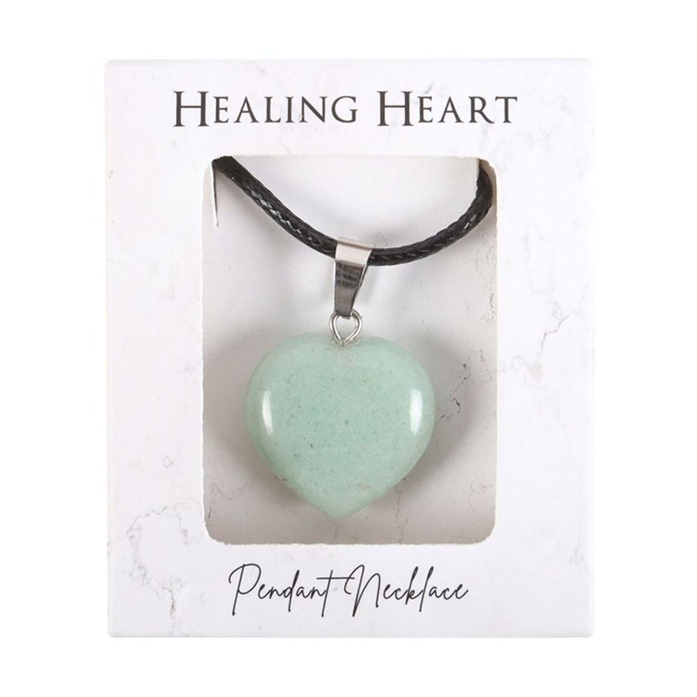 Green Aventurine Healing Crystal Heart Necklace, a stunning pendant crafted from the soothing green aventurine gemstone. Known for its healing properties, this crystal promotes emotional balance, prosperity, and heart chakra alignment. Perfect for spiritual growth, meditation, and as a thoughtful gift for those seeking peace and positive energy.